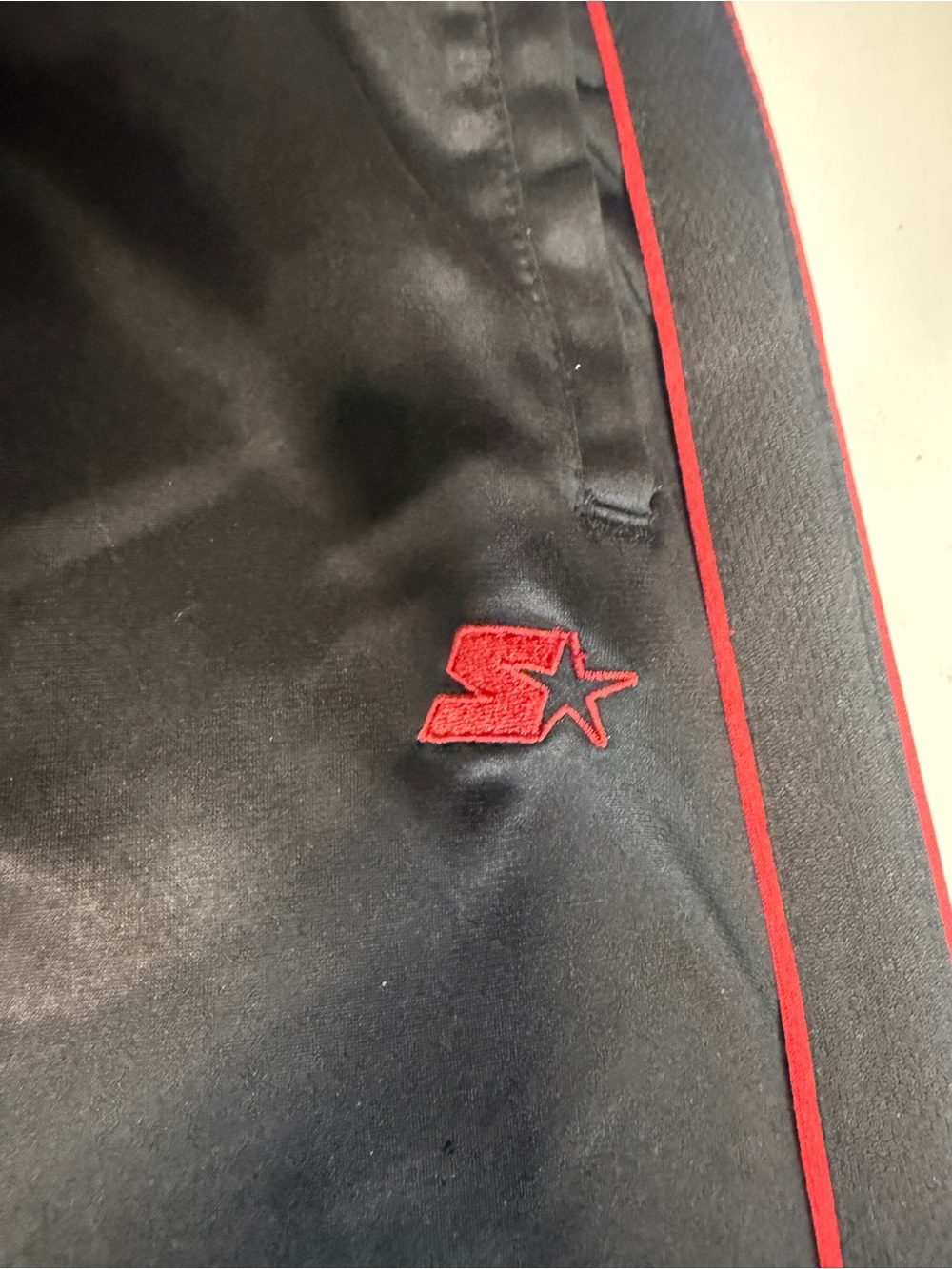 STARTER Black Sweatpants with White Logo - Picture 4 of 12